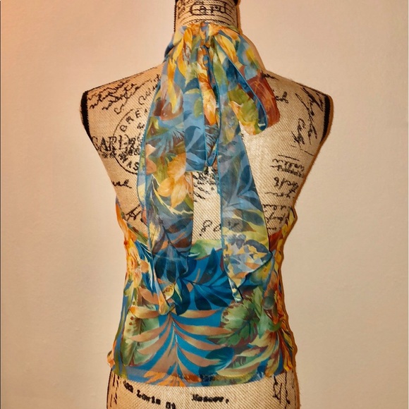 💃Arden B Halter top Floral print - Picture 4 of 8